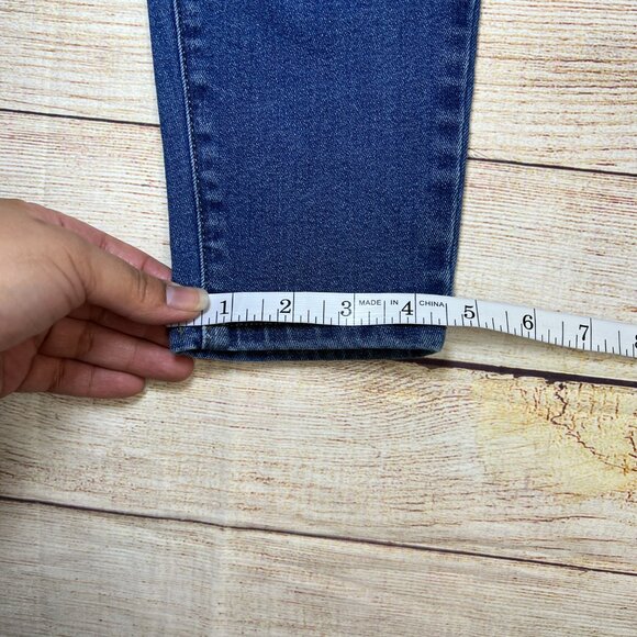 Everlane The Perform High Rise Skinny Jeans Womens 28 Blue Denim Stretch Pants M - Picture 5 of 13